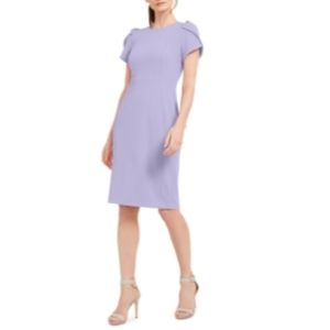 CALVIN KLEIN Tulip-Sleeve Sheath Dress